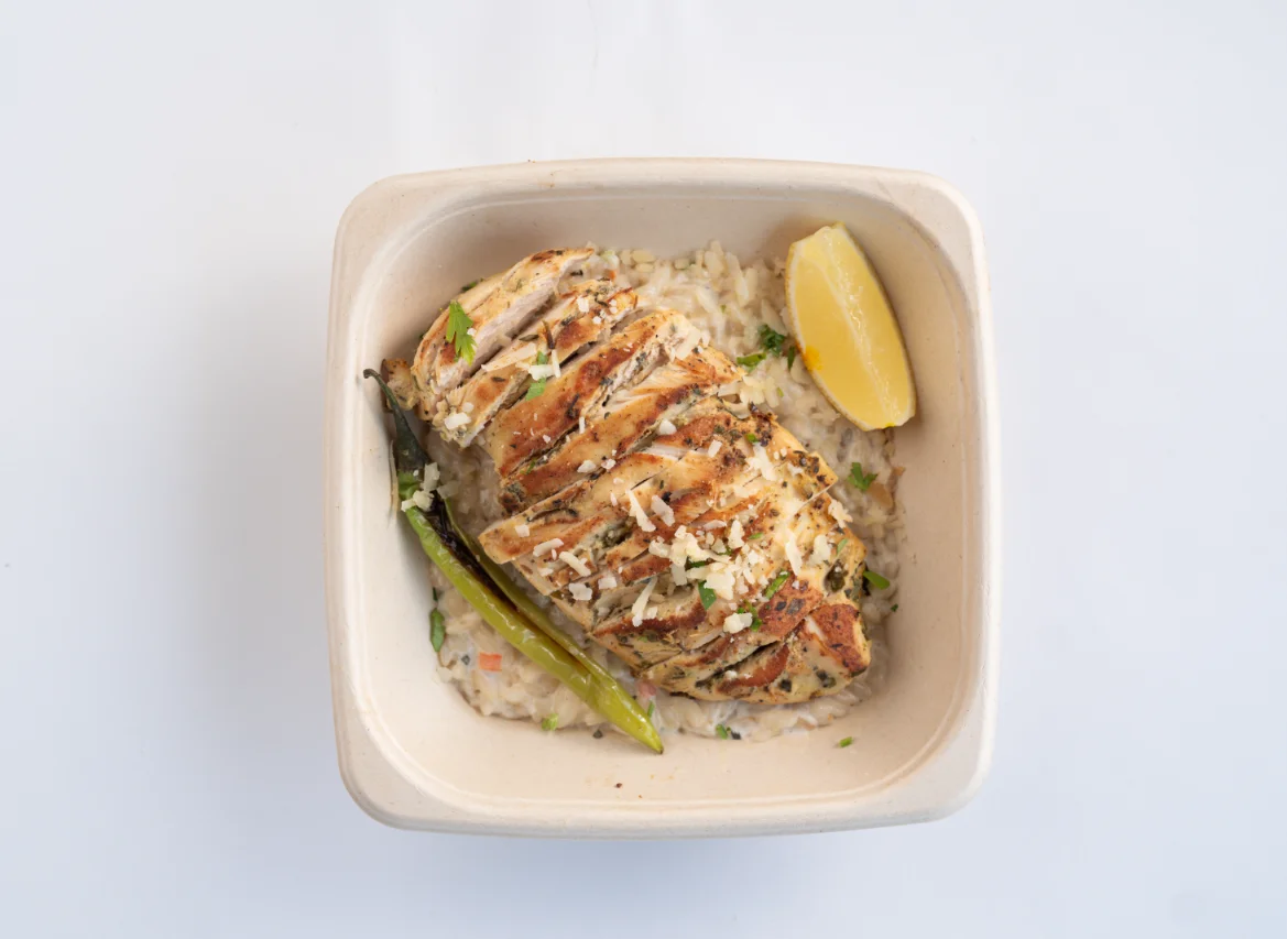 Lemon Herb Chicken Risotto