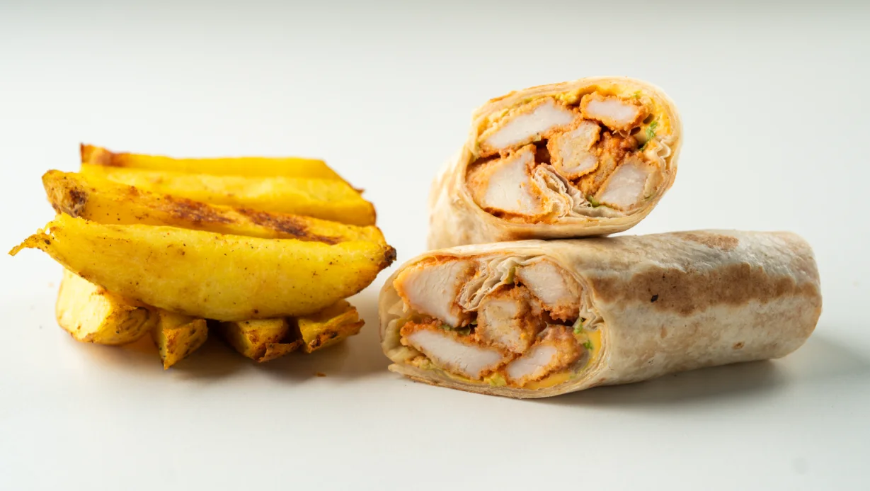 spicy buffalo chicken wrap
